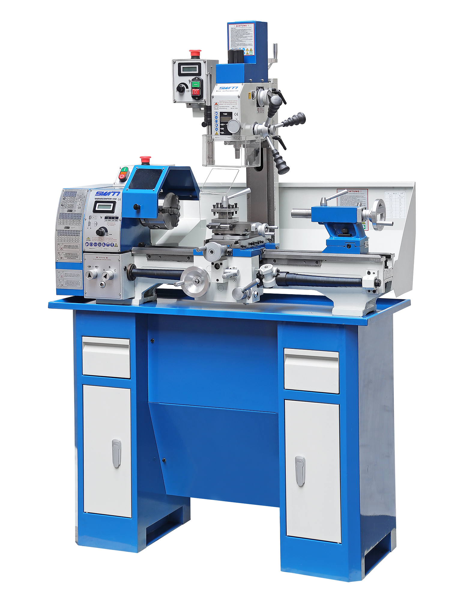 Bild von SWM Vario Dreh- und Fräsmaschine, Drehmaschine Variocenter 550