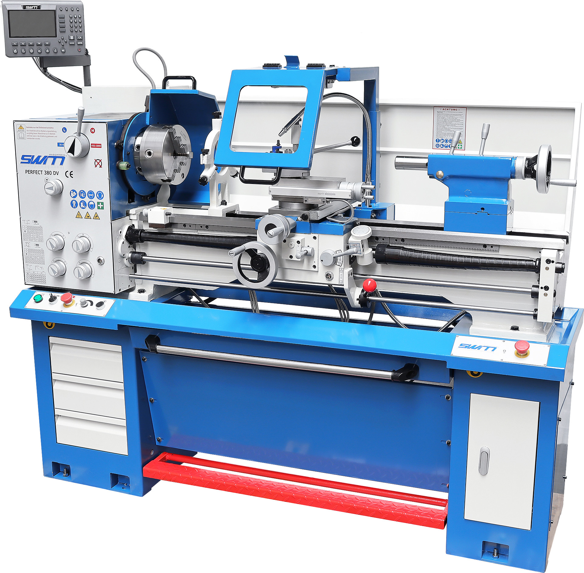 Bild von Drehmaschine VARIO mit Leit und Zugspindel SWM PERFECT 380 DV inkl. multifix